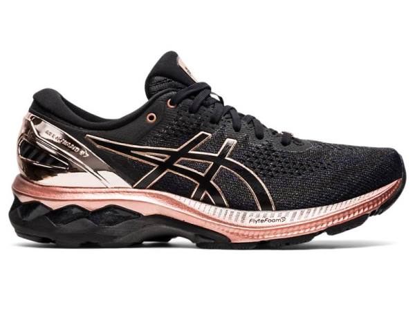 Asics Hardloopschoenen Dames, GEL-KAYANO Zwart/Roze/Goud - Asics Online Bestellen | B9468120-LS